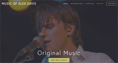 Desktop Screenshot of musicofalexdavis.com